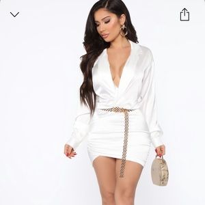 slip into sexy satin mini dress